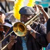New Orleans native Wendell Pierce plays a trombonist named Antoine Batiste in the HBO series Treme.